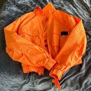 Naked Wardrobe Orange Breakaway jacket